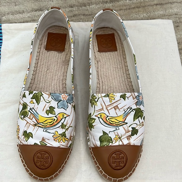 Tory Burch Leather Espadrilles - Picture 1 of 5